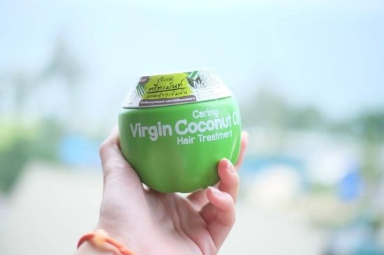 caring virgin coconut oil hair treatment