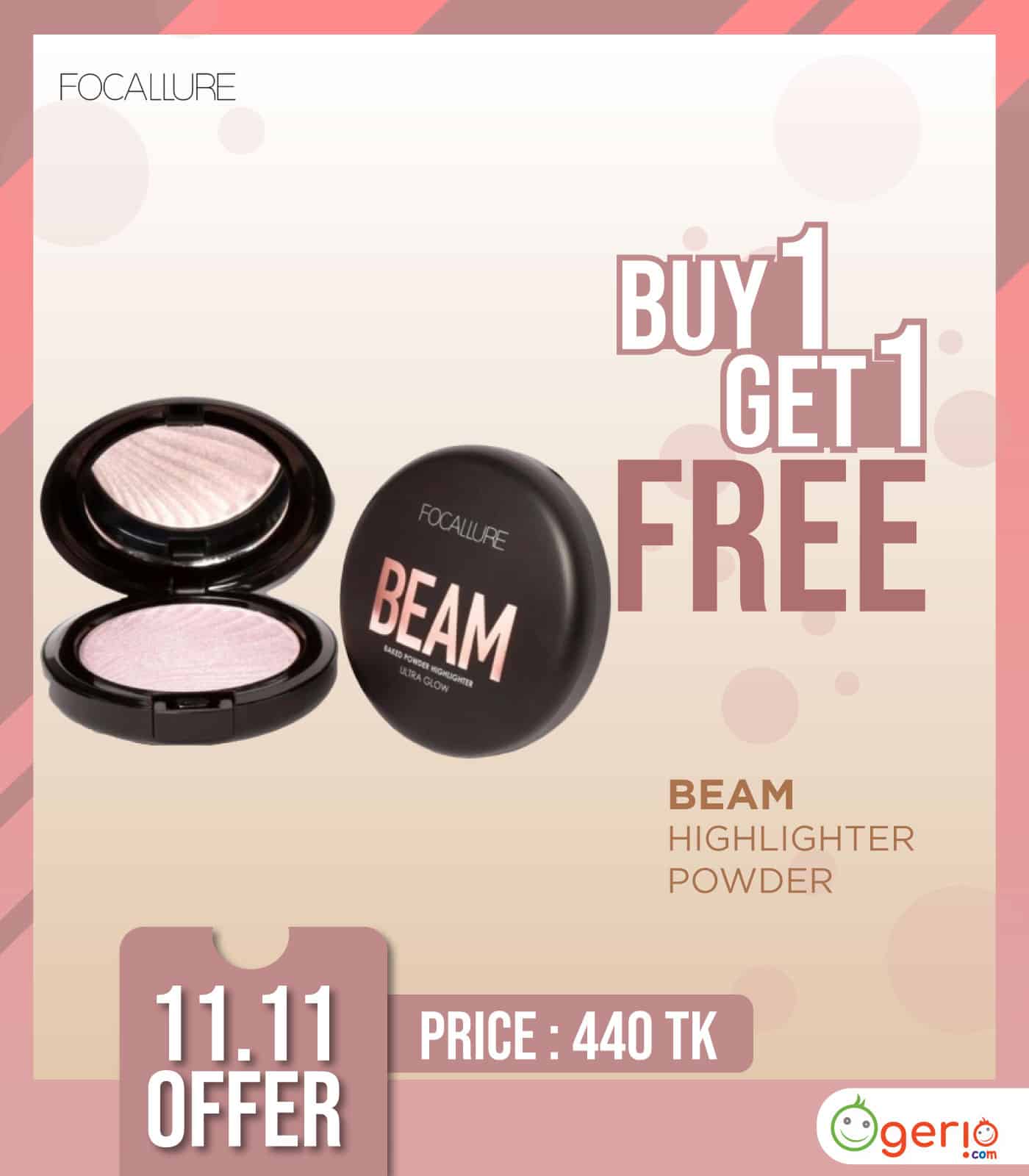 FOCALLURE Ultra Glow Beam Highlighter Price In Bangladesh