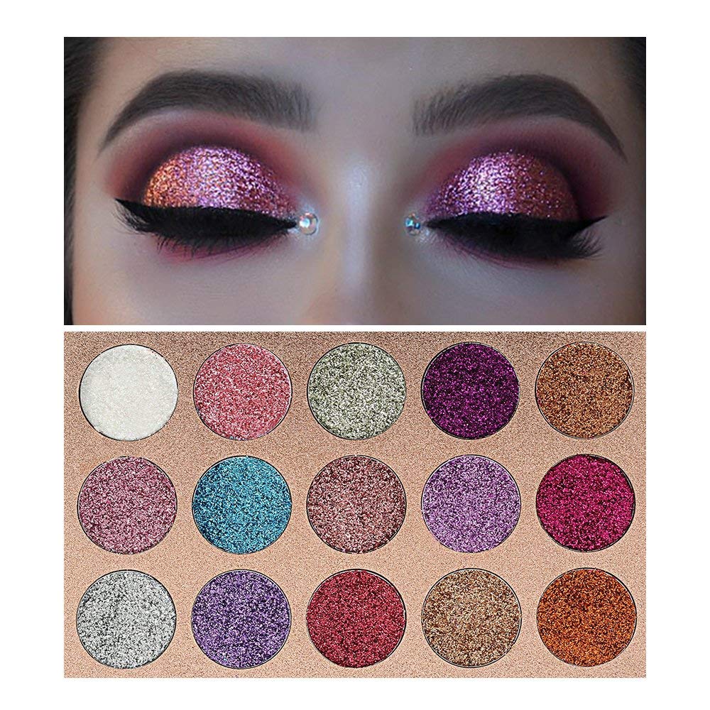 Beauty Glazed Glitter Eyeshadow Palette price in Bangladesh 15 Color