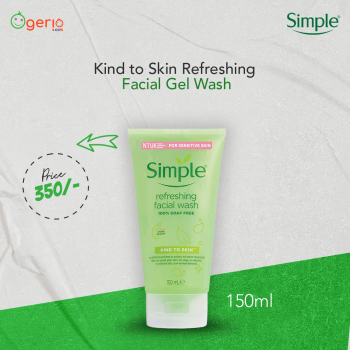 Simple Kind to Skin Refreshing Facial Gel Wash - 150ml