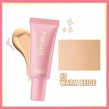 Pink Flash Long Lasting Matte Foundation Vanilla - Warm Beige