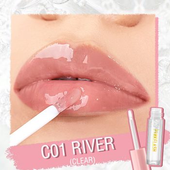 pink flashe lip glose C01 RIVER