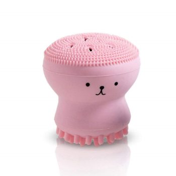 Laikou Octopus Silicone Face Cleansing Brush - Pink