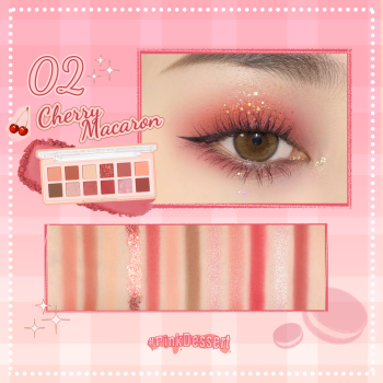Pink Flash Pro Touch Eyeshadow Palette E15 - 02 Cherry Macaron