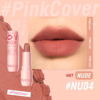 Pink Flash Silky Velvet Matte Lipstick L05 - NU04