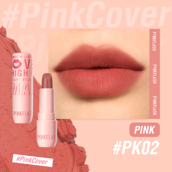 Pink Flash Silky Velvet Matte Lipstick L05 - PK02