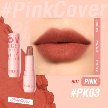 Pink Flash Silky Velvet Matte Lipstick L05 - PK03