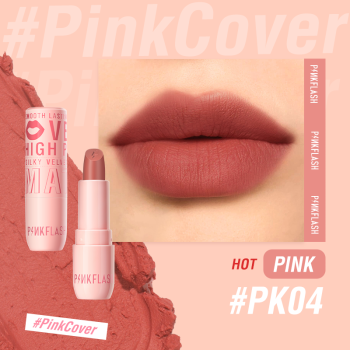 Pink Flash Silky Velvet Matte Lipstick L05 - PK04