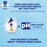 nivea milk turmeric face wash