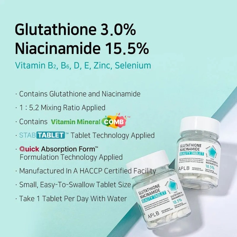 Aplb Glutathione Niacinamide Tablet Price In Bangladesh & Guaranteed  Authenticity