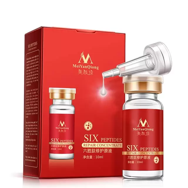Meiyanqiong Six Peptides 10Ml Meiyanqiong Six Peptides Repair Concentrate Liquid Face Serum Anti Aging Anti Wrinkle Skin Tratement Essential 1.Jpg 640X640 1