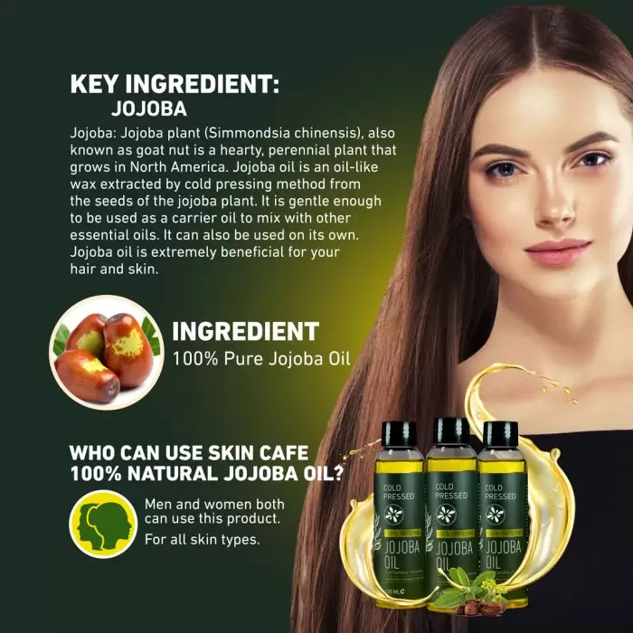 Skin Cafe 100% Natural Jojoba Oil.,