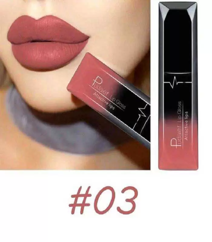 Pudaier Liquid Lip Gloss Lipstick #03