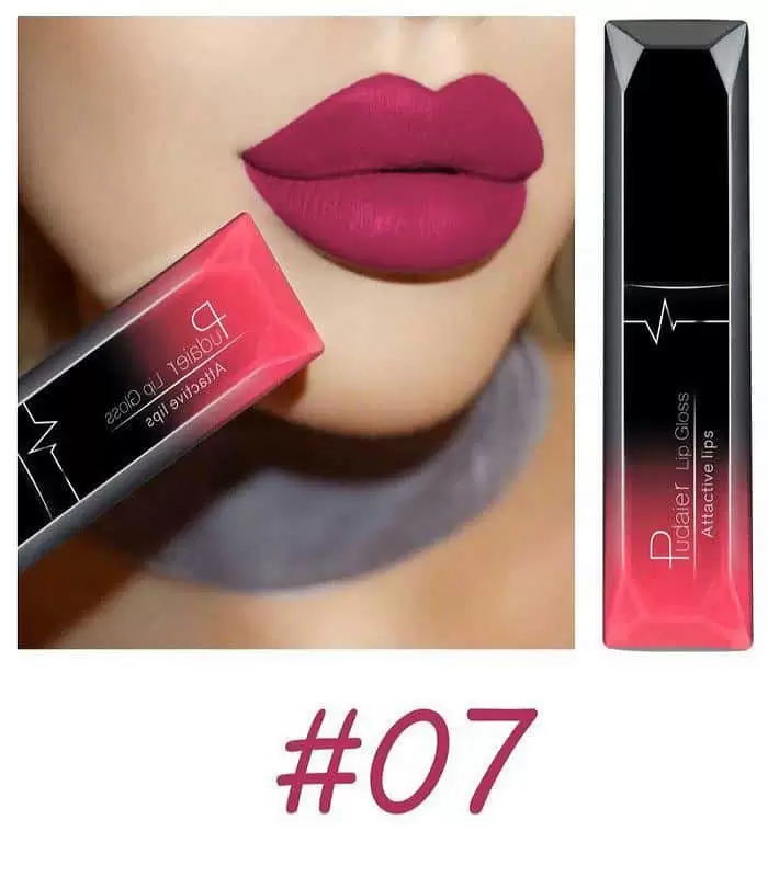 Pudaier Liquid Lip Gloss Lipstick #07