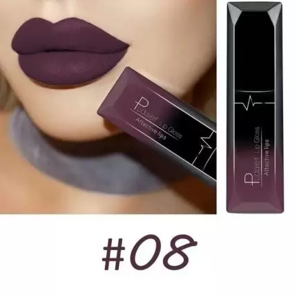Pudaier Liquid Lip Gloss Lipstick #08
