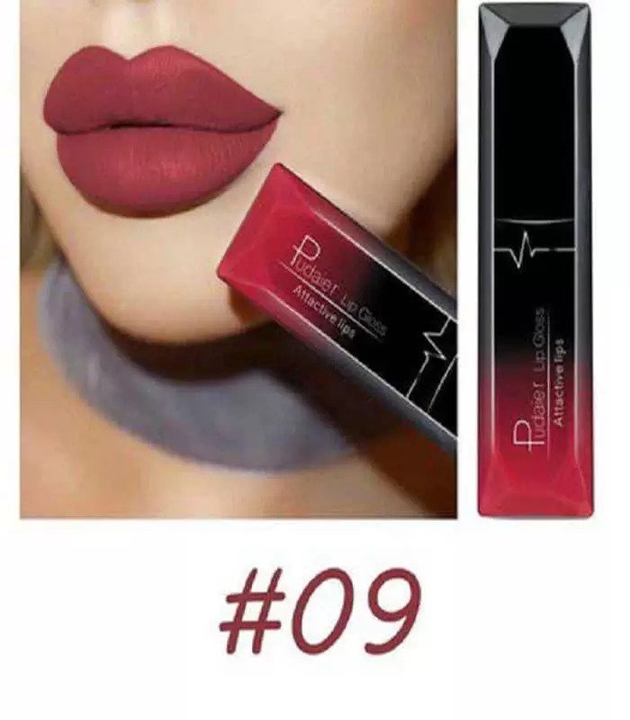 Pudaier Liquid Lip Gloss Lipstick #09