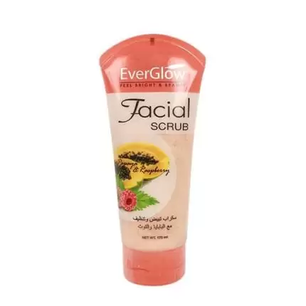 Everglow Papaya With Raspberry Facial Scrub
