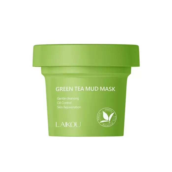 Laikou Green Tea Mud Mask Deep Cleansing Pores Blackhead Reduce Acne - 100g Laikou Green Tea Mud Mask