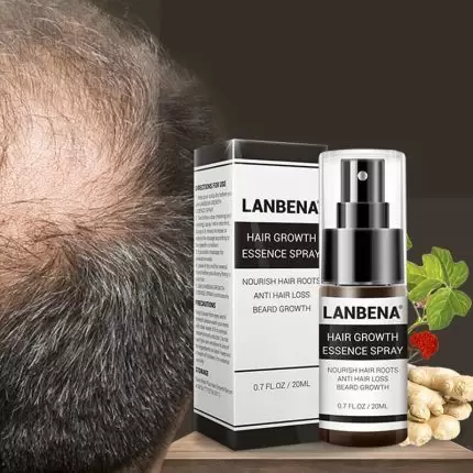 Home LANBENA 20ml Hair Growth Essence Spray Fast Powerful Hair Care Essential Oil Repair Liquid Care Prevent