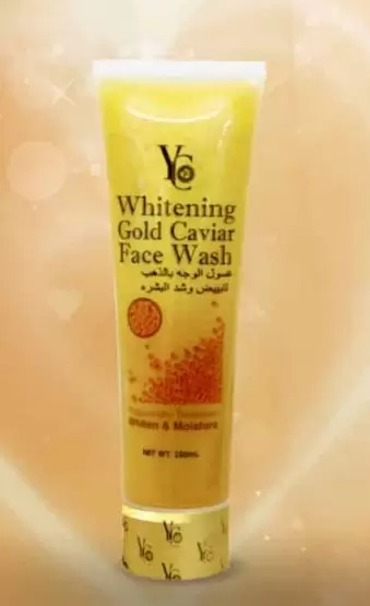 Yc whitening gold caviar face wash