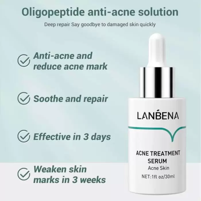 how to work lanbena acne serum