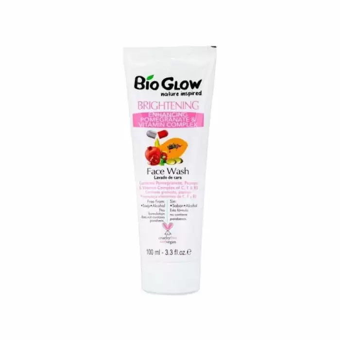 Bio glow brightening enhancing pomegranate & vitamin complex - face wash