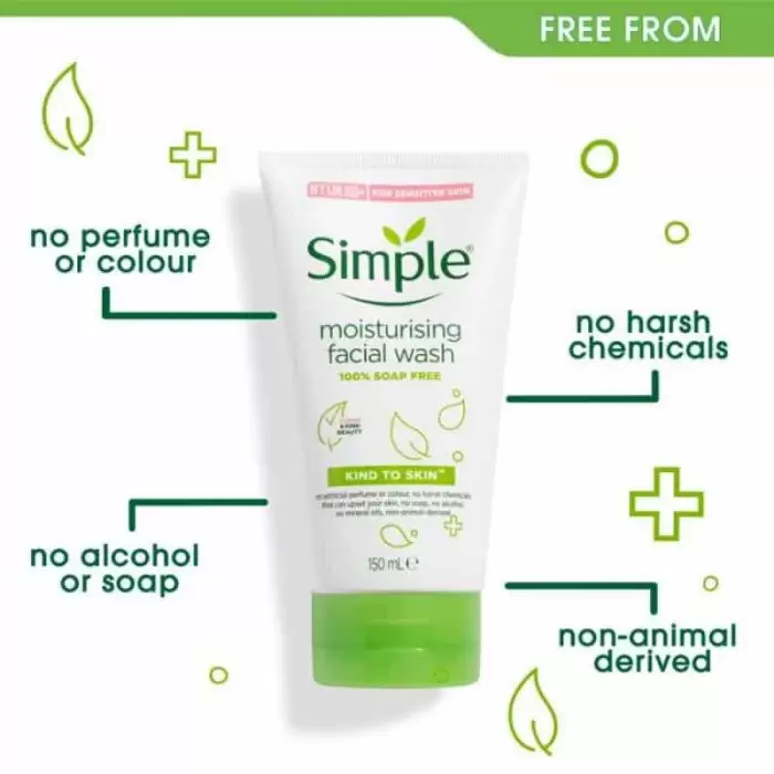 how to work simple Moisturising Face Wash 150ml