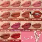 pink flash lipstick swatch