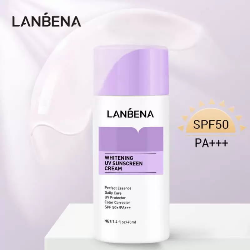 Lanbena Whitening Uv Sunscreen Cream SPF50++ 40ml