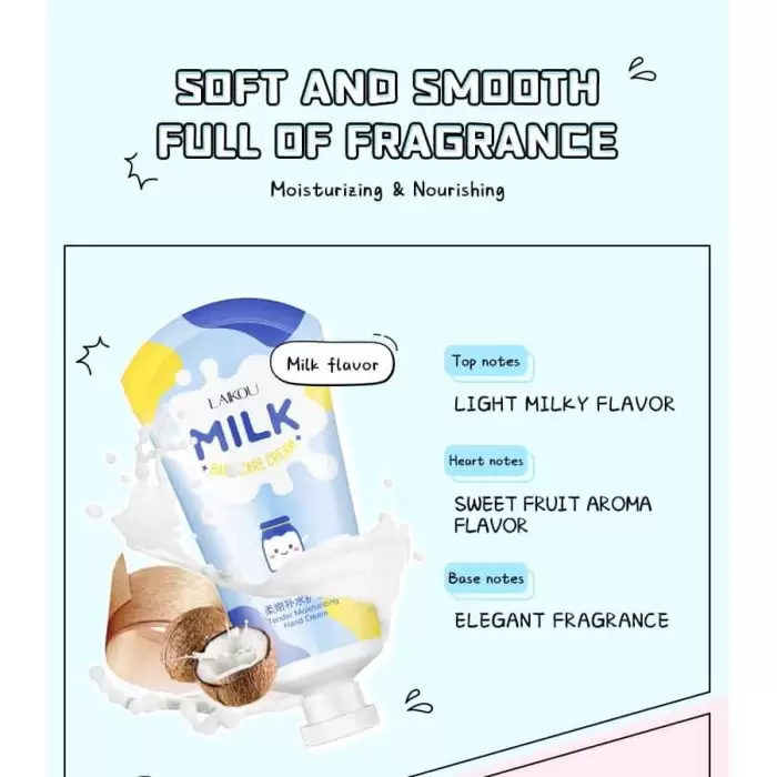 laikou milk hand care cream