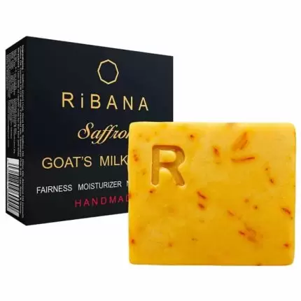 Ribana Saffron Goats Milk Soap