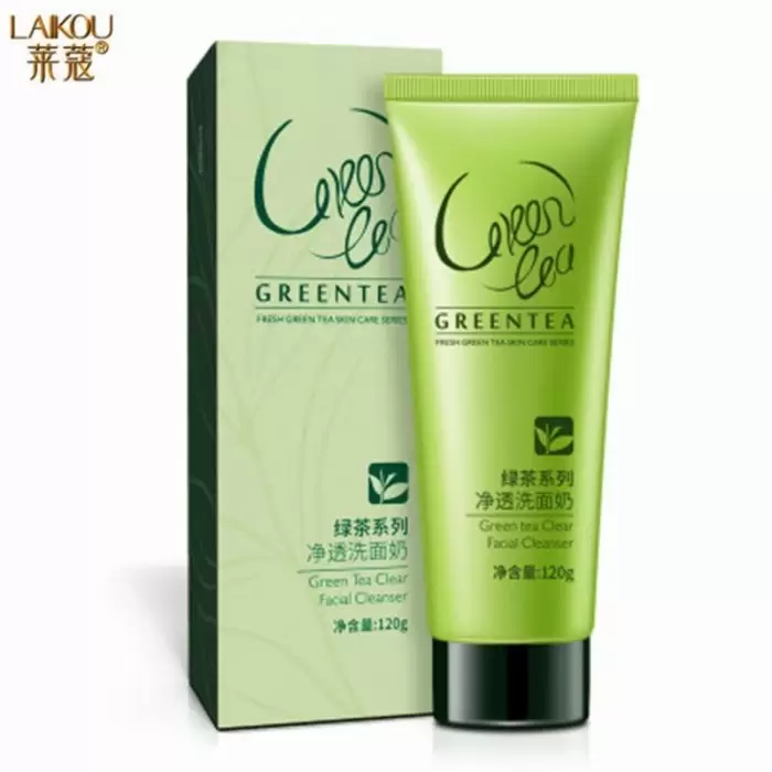 laikou green tea face wash