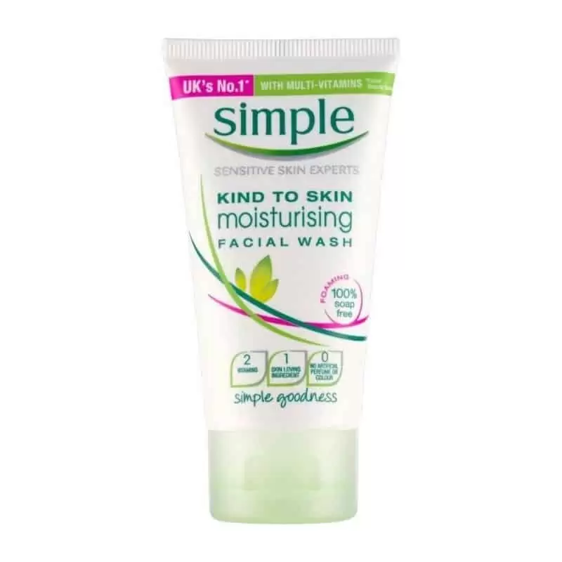 simple moisturizer facial wash 50ml