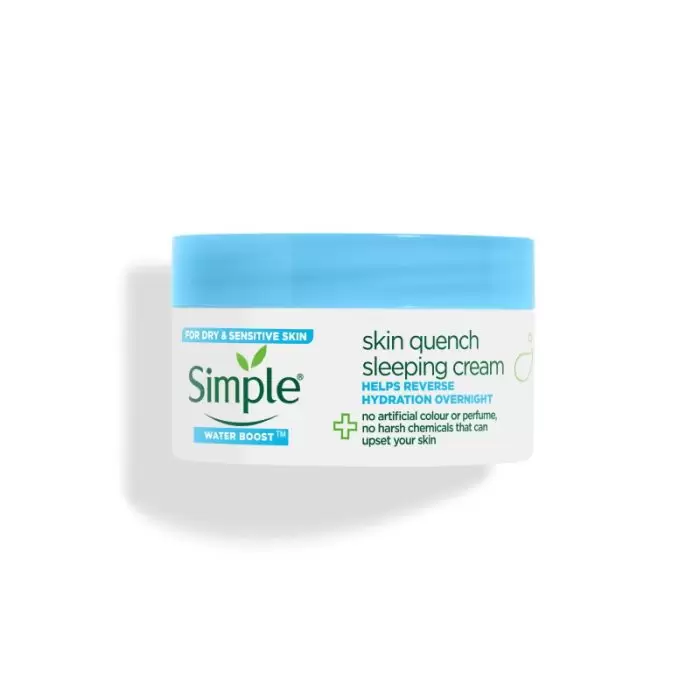 Simple Water Boost Skin Quench Sleeping Cream 50Ml