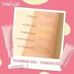 Pink flash foundation