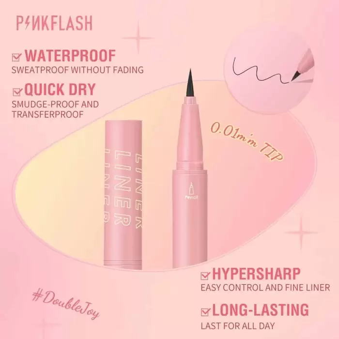 Pink Flash Hypersharp Waterproof Eyeliner - Brown Pf5Afqg4
