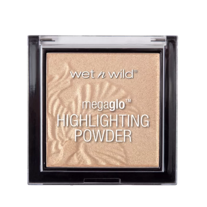wet n wild megaglo highlighting powder golden flower crown