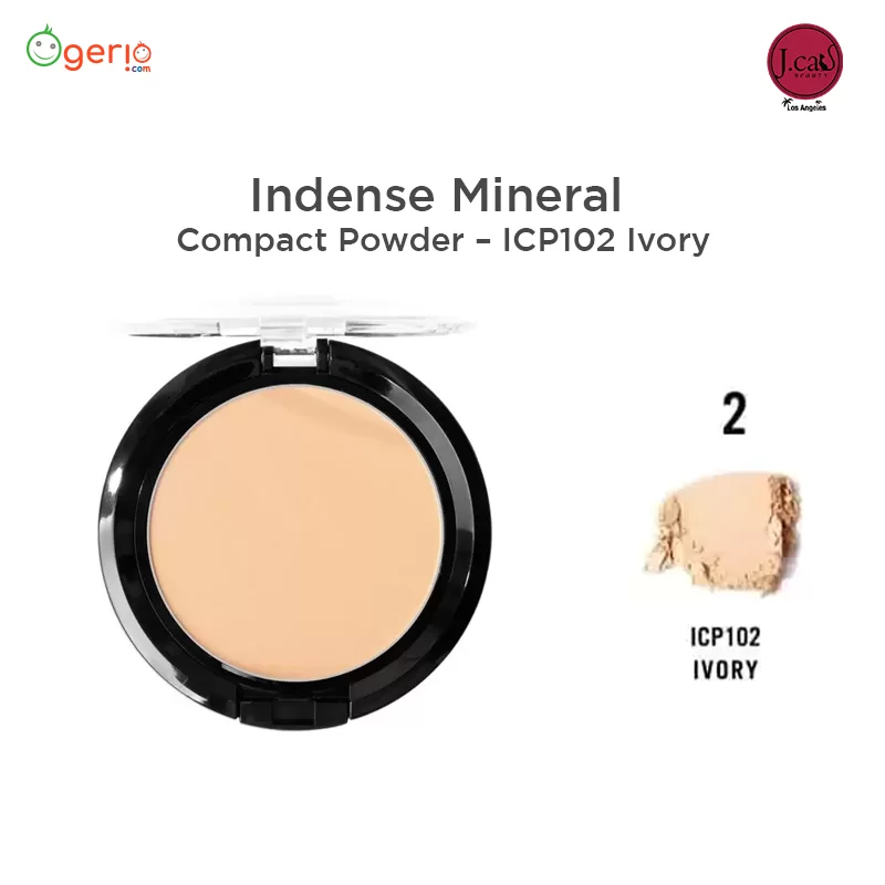 J Cat Indense Mineral Compact Powder – ICP102 Ivory