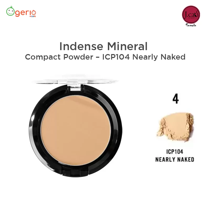 J Cat Indense Mineral Compact Powder – ICP104 Nearly Naked