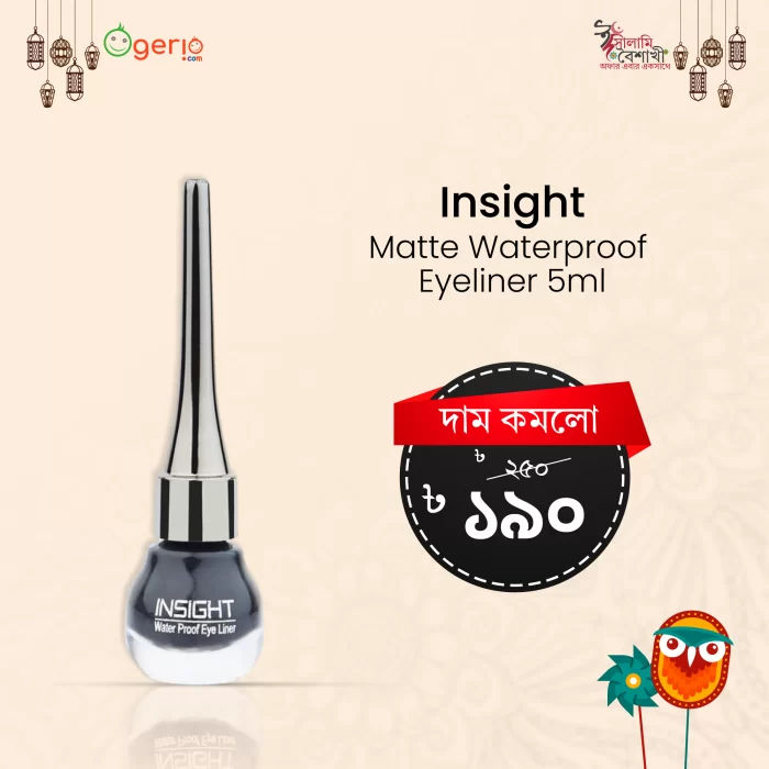 Insight Matte Waterproof Eyeliner 5Ml