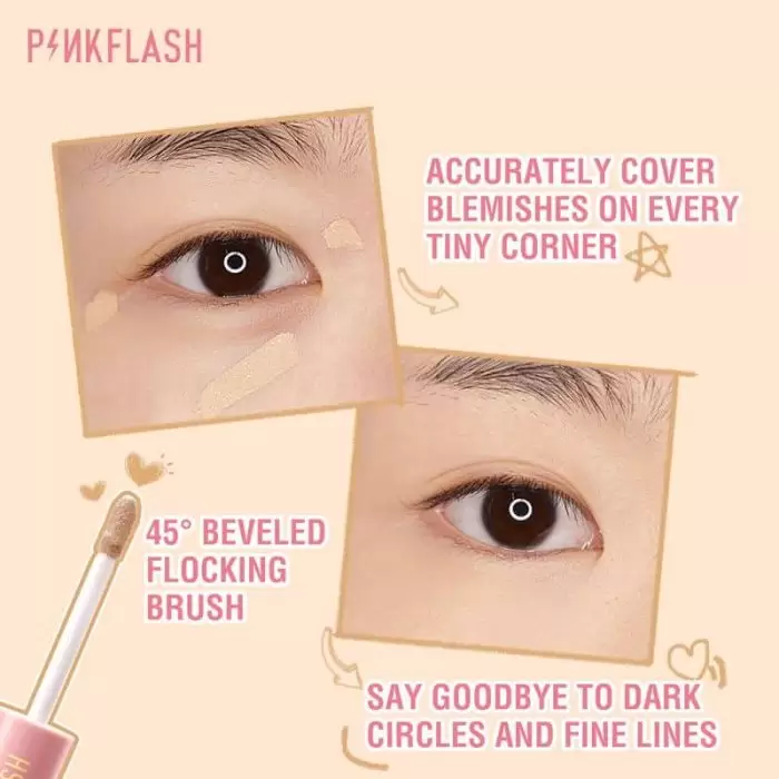 Pinkflash Lasting Matte Concealer - Shade 01