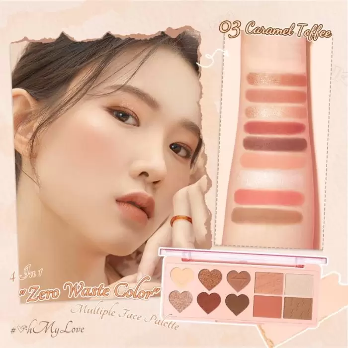 Pink Flash Eyeshadow Palette – Caramel Toffee