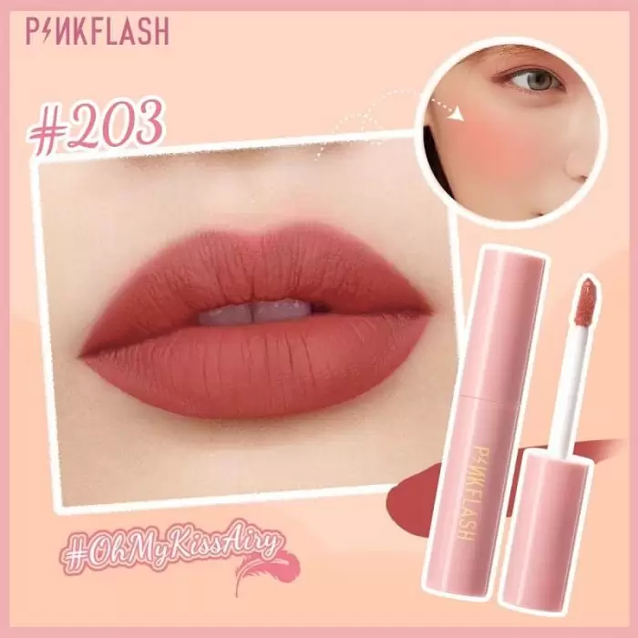 Pink Flash Liquid Duo Matte Lipstick M01 - 203 Pink Flash Liquid Duo Matte Lipstick M01 203