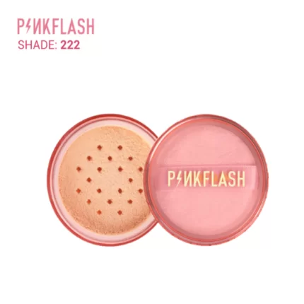 pink flash loose powder shade 222