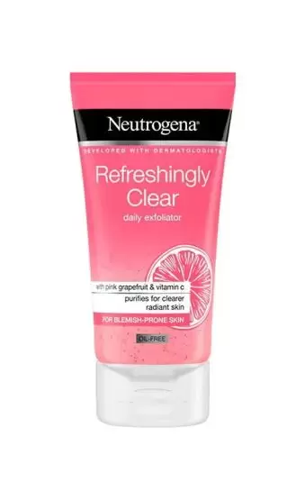 neutrogena refreshingly clear daily exfoliator 150ml