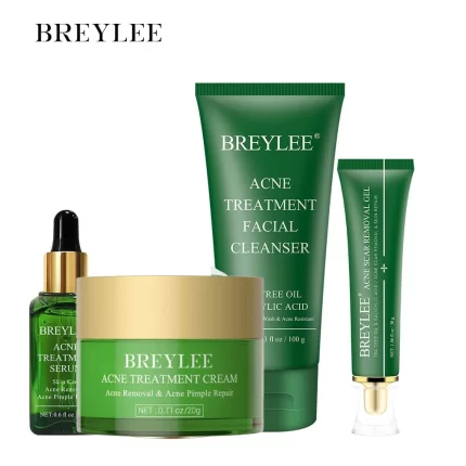 Breylee Acne Remover Package – Cream+Serum+Cleanser+Removal Gel