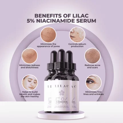 Lilac niacinamide serum 5% - 30ml