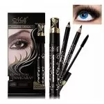 Menow extreme curl mascara with two eyeliners pencils