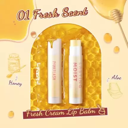 Pink Flash Lip Balm Soft Lips Moisturize L03 - #01 Fresh