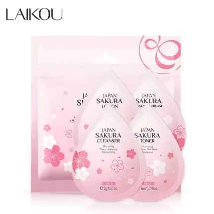 laikou japan sakura skin care set